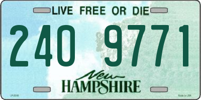 NH license plate 2409771