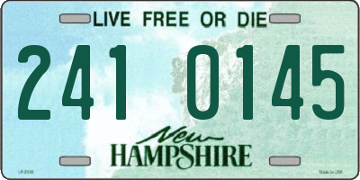 NH license plate 2410145