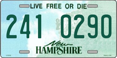 NH license plate 2410290