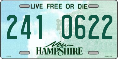 NH license plate 2410622