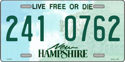 NH license plate 2410762