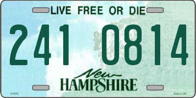 NH license plate 2410814