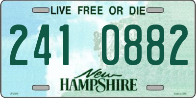 NH license plate 2410882