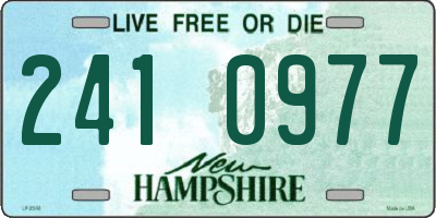 NH license plate 2410977