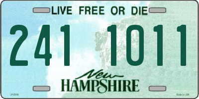 NH license plate 2411011
