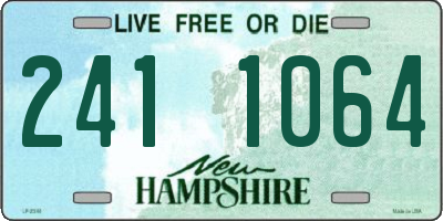 NH license plate 2411064