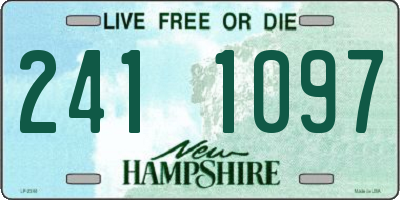NH license plate 2411097
