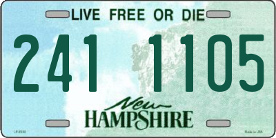 NH license plate 2411105