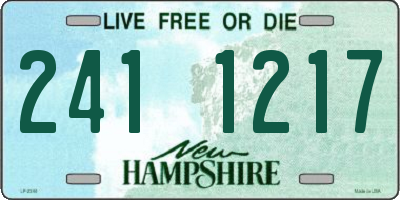 NH license plate 2411217