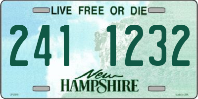 NH license plate 2411232