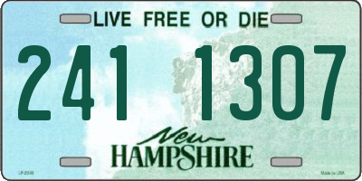 NH license plate 2411307