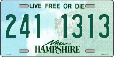 NH license plate 2411313