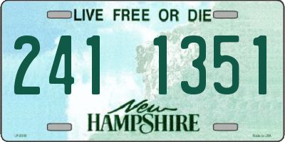 NH license plate 2411351