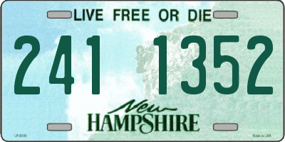 NH license plate 2411352