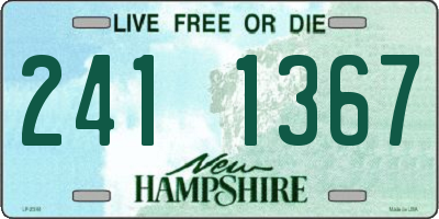 NH license plate 2411367