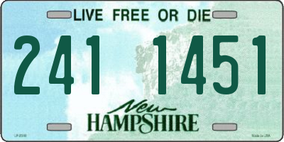 NH license plate 2411451