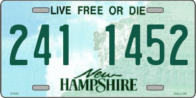 NH license plate 2411452