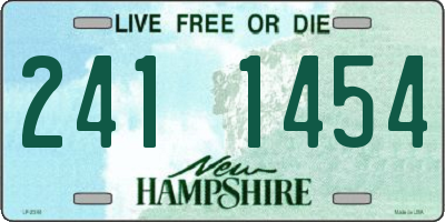 NH license plate 2411454