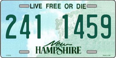 NH license plate 2411459