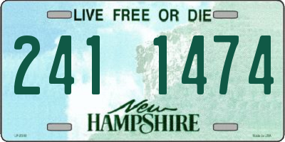 NH license plate 2411474
