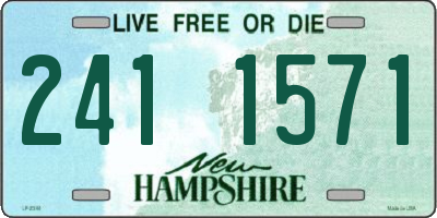NH license plate 2411571