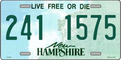 NH license plate 2411575