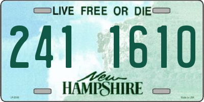 NH license plate 2411610