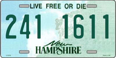 NH license plate 2411611