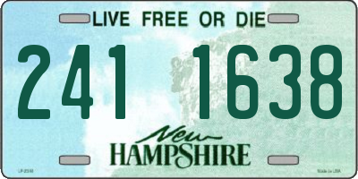 NH license plate 2411638