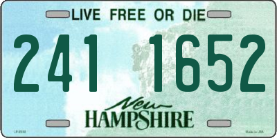 NH license plate 2411652