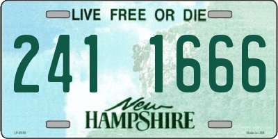 NH license plate 2411666