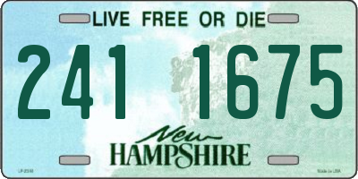 NH license plate 2411675