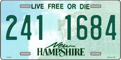 NH license plate 2411684