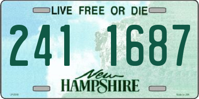 NH license plate 2411687