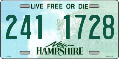 NH license plate 2411728