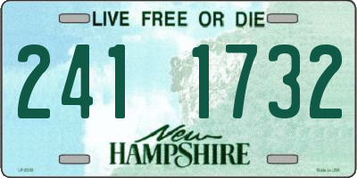 NH license plate 2411732