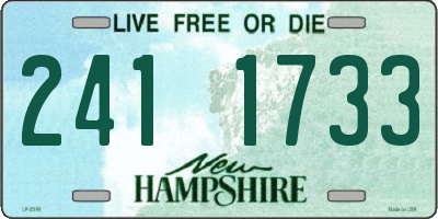 NH license plate 2411733