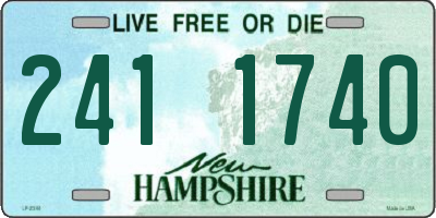 NH license plate 2411740
