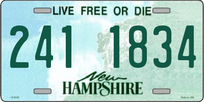 NH license plate 2411834