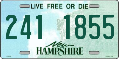 NH license plate 2411855