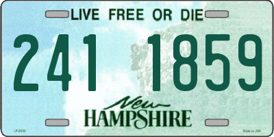 NH license plate 2411859