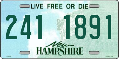 NH license plate 2411891