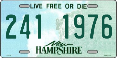 NH license plate 2411976