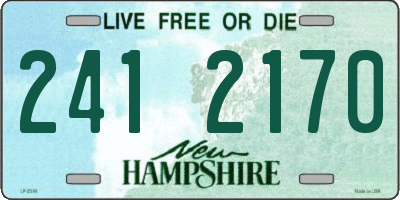NH license plate 2412170