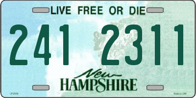 NH license plate 2412311