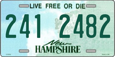 NH license plate 2412482