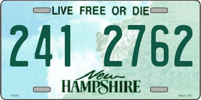 NH license plate 2412762