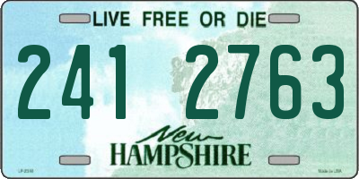 NH license plate 2412763