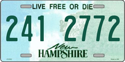 NH license plate 2412772