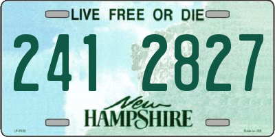 NH license plate 2412827